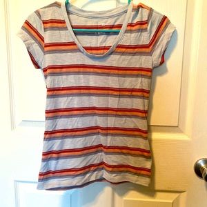Retro striped T-shirt